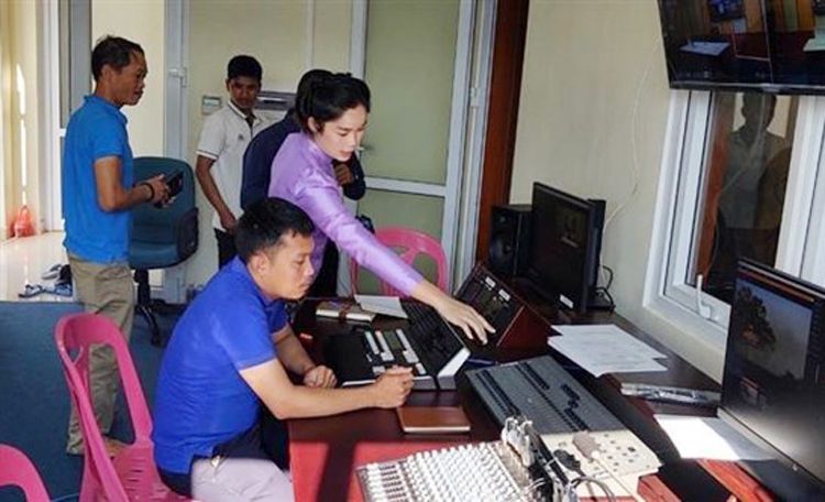 Việt Nam giúp Lào xây dựng Đài phát thanh-phát hình tỉnh Bokeo