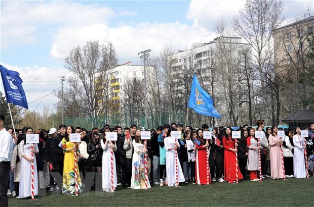 Sôi động Đại hội thể thao sinh viên Việt Nam tại thủ đô Moskva