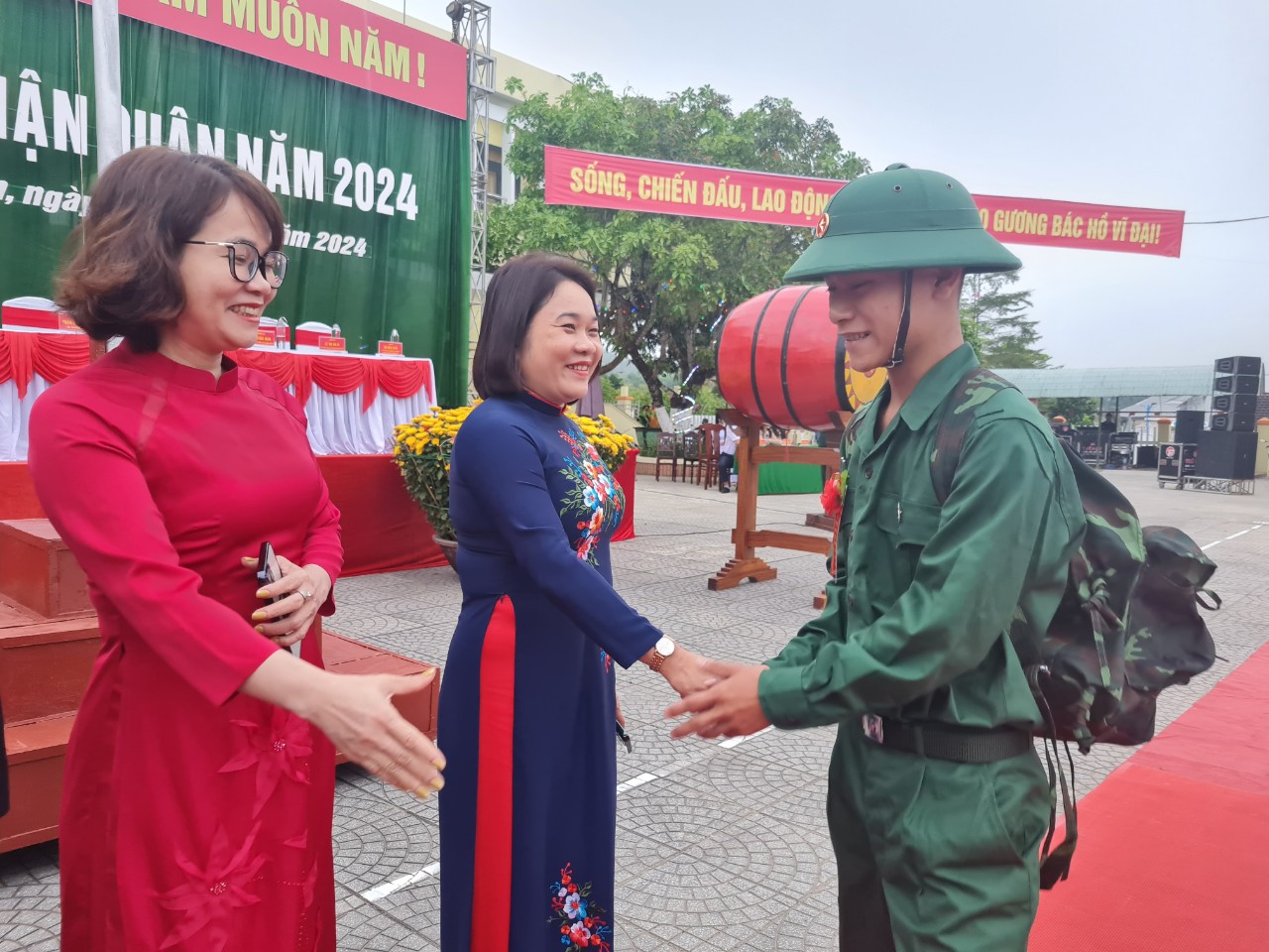 177 thanh niên huyện Tiên Phước lên đường nhập ngũ
